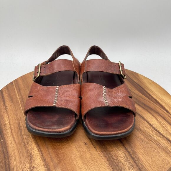 Cole Haan Brown Leather Fisherman Sandals Mens Size 10 M Classic Buckle Outdoors main image 9